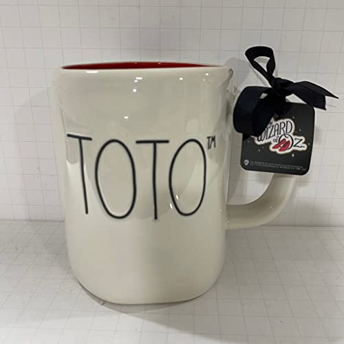 Rae Dunn Wizard of Oz TOTO Mug - Ceramic Dog Jumping Variation