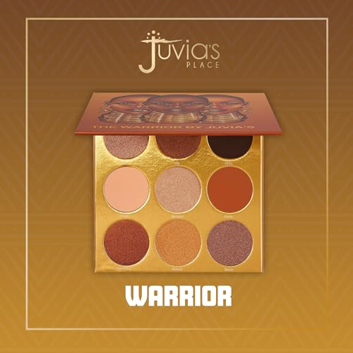 Juvia's Place The Warrior Eyeshadow Palette - Neutral 9 Shades Pigmented Eye Makeup