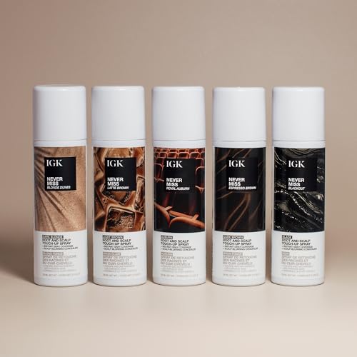 Root Touch-Up Spray for Gray Coverage, Waterproof & Sweat-Resistant - Black Hair, 2 oz