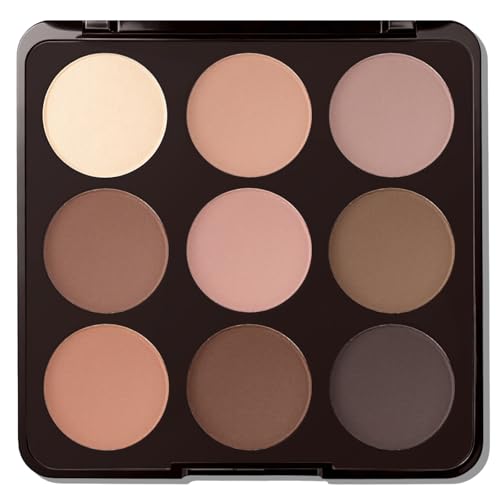 Erinde Matte Eyeshadow Palette 02# Nude Matte - 9 Neutral Colors for Natural Look