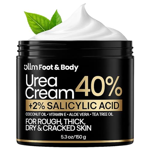 Urea Foot Cream 40% with Salicylic Acid for Callus Removal & Skin Softening