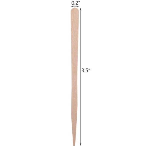Hedume 2000 Pieces Wax Sticks, Wood Spatulas Applicator Craft Sticks, Small Wax Spatulas Hair Removal Eyebrow and Body