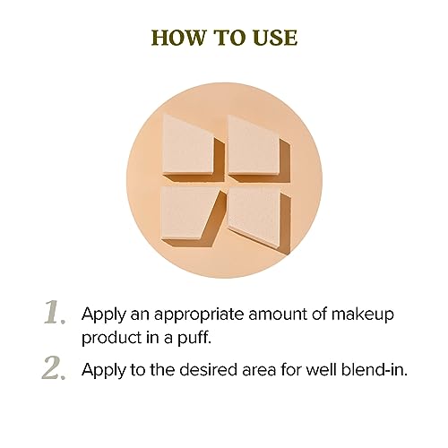 Jumbo Makeup Wedges Set - 12pcs Blending Sponges for Foundation & Concealer