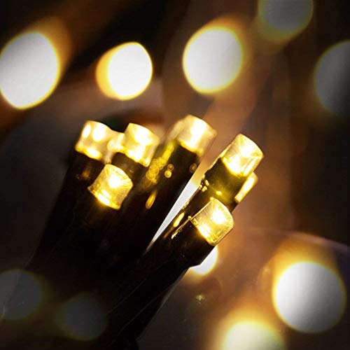 Warm White 300 LED Christmas String Lights 108ft with 8 Modes & End-to-End Connectable