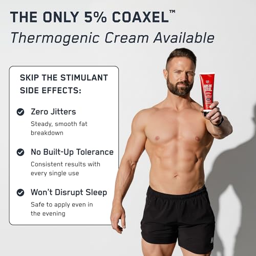 SteelFit Abs of Steel Maximum Definition Cream - Skin Tightening, Toning & Firming Lotion for Sculpting Abs - L-Carnitine Pre & Post Workout Supplement for Men & Women - Non-Greasy Formula, 8 Ounces