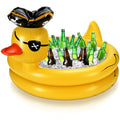 Inflatable Pirate Duck Cooler - Floating Beverage Cooler for Parties & Outdoor Events
