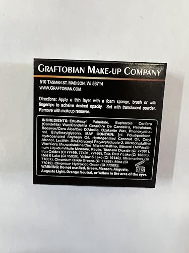 Graftobian Old Age Creme Color Wheel - Professional Theater & Halloween Makeup
