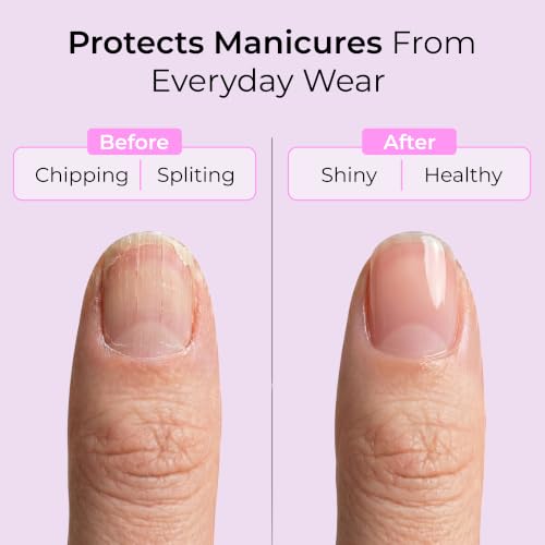 Long-Lasting Chip-Resistant Nail Top Coat - High Shine & Durability, 18ml