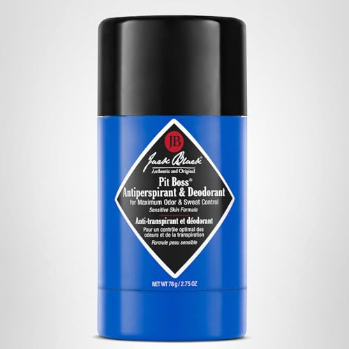 Jack Black Pit Boss Original Antiperspirant & Deodorant Men - 2.75 oz - Citrus, Mint & Oakmoss - Mens Deodorant for Sensitive Skin
