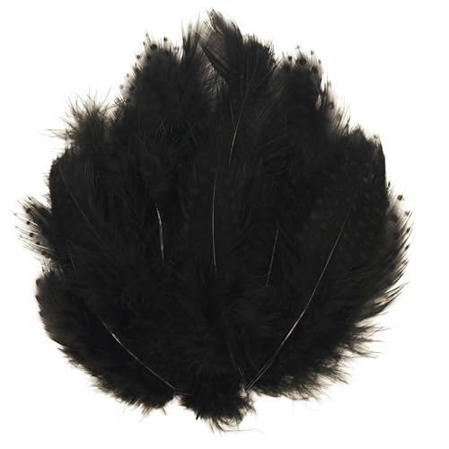 50pcs Black Pheasant Feathers for Crafts, Hats, Decorations & Costumes - Variation of THIS listing