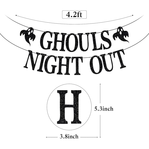 Halloween Ghost Bachelorette Party Banner - Ghouls Night Out Decoration