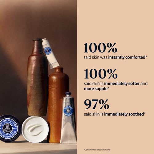 L’Occitane Ultra Rich Shea Butter Body Cream - Nourishing Moisturizer for Dry Skin | Refillable & Vegan