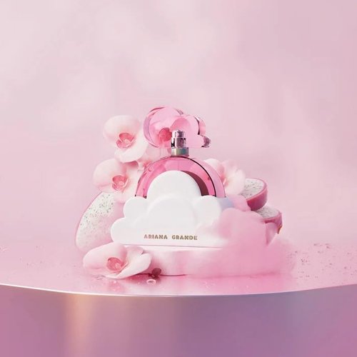 Ariana Grande Cloud Pink Eau de Parfum - Long-Lasting Fragrance with Dragon Fruit & Vanilla Orchid - Women’s Perfume