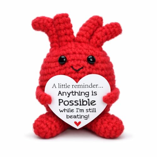 Easter Handmade Crochet Heart Encouragement Gift - Variation of Possible