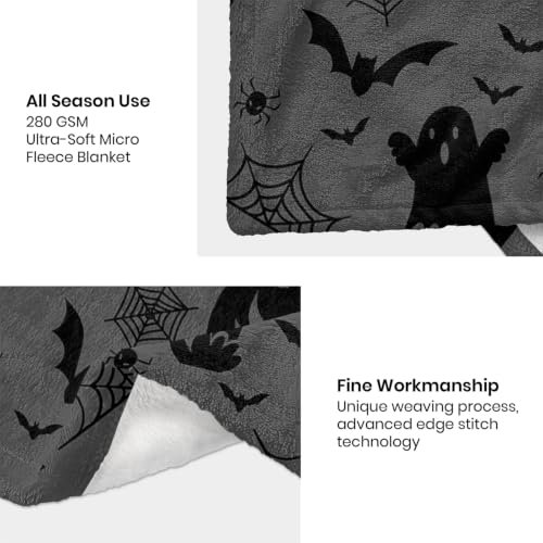 Halloween Blanket Witches Hat Design 40x60in Ultra Soft Fleece Throw