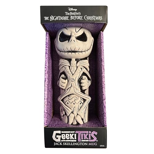Nightmare Before Christmas Jack Skellington Ceramic Mug - 16oz Tiki Party Drinkware