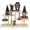 Halloween Tiered Tray Decor Set - 8pcs Spooky Farmhouse Halloween Decorations
