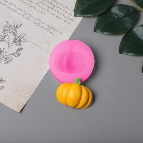 Halloween Pumpkin Silicone Mold for Cake Candy Chocolate Decorations - 4 Pieces