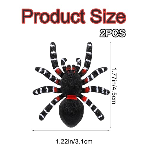 Wandering Spider 3D Refrigerator Magnet Set - Realistic Magnetic Spiders