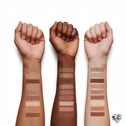 Nude Eyeshadow Palette - 9 Shades for Day & Night Looks - Chic & Naked