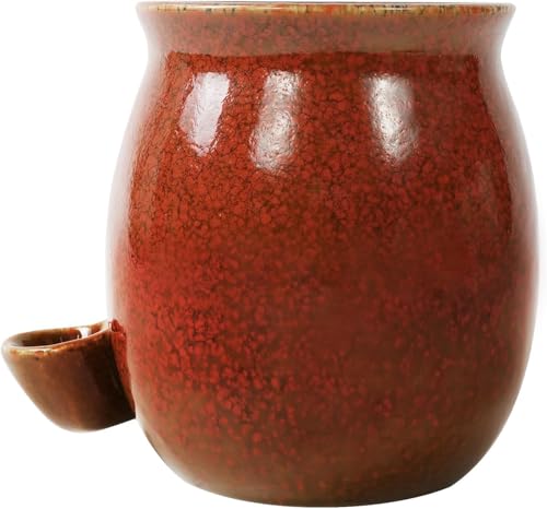 Red Ceramic Coffee Mug - Novelty Holiday Gift for Coffee Lovers