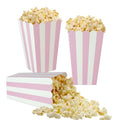 Pink Popcorn and Candy Boxes 24 Pack - Carnival Party Supplies