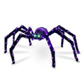 4.2FT Giant Spider Halloween Outdoor Decoration with 90 LED Lights and Ground Stakes
