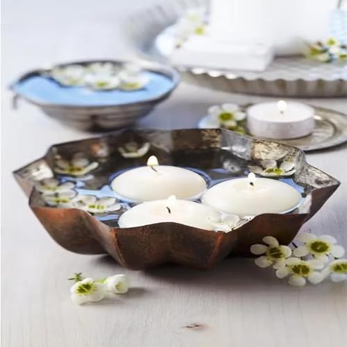 36 Pack White Floating Candles - Unscented, Drip-Free, Long-Lasting 3-Inch Decor