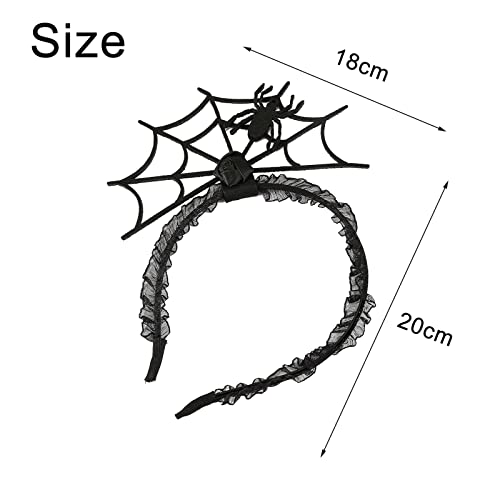 Halloween Spider Web Headband for Women - Spider Hair Accessories Costume