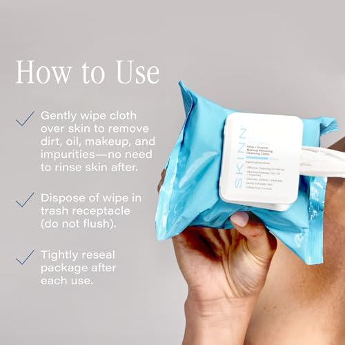 Facial Cleansing Makeup Remover Wipes - Gentle Exfoliation & Hydration
