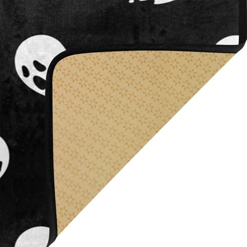 Halloween Spooky Ghosts Door Mat - Non Slip Kitchen Rug 39x20 Inch - Home Decor