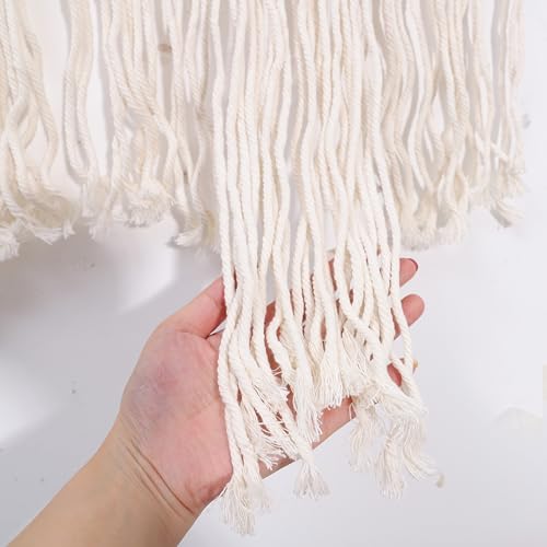 Halloween Ghost Wall Decor Set of 2 - Boho Macrame Spooky Wall Hangings