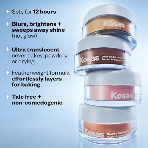 Kosas Cloud Talc-Free Loose Setting Face Powder - Ultra Sheer Pink