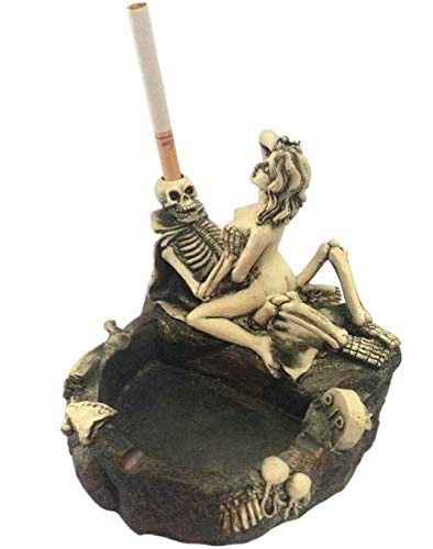 Skull Ashtray - Creative Resin Design for Smoking Room Decor & Gifts