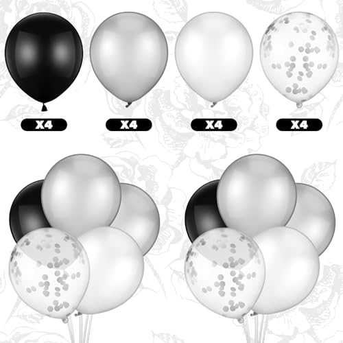 Gothic Bachelorette Party Supplies Set - 141 Pcs Decorations for 24 Guests