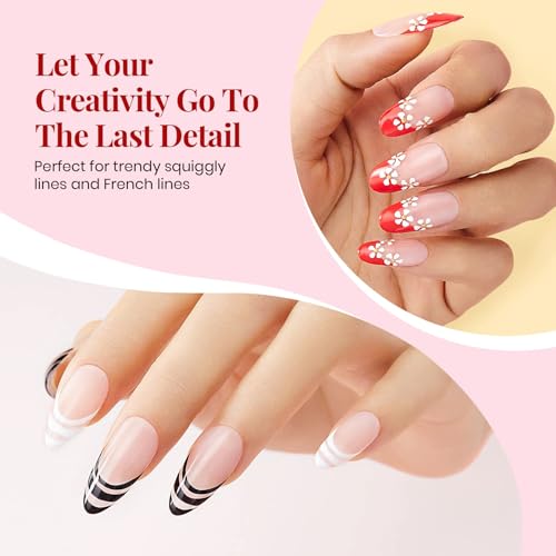 Beetles Gel Polish Nail Art Gel Liner Set - Multicolor 6