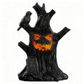Halloween Tree Light Decoration with Glowing Face - Indoor Haunted Tree Scene