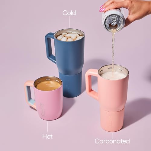 15oz Leak Proof Insulated Coffee Mug with Handle & Lid - Lilac Dusk