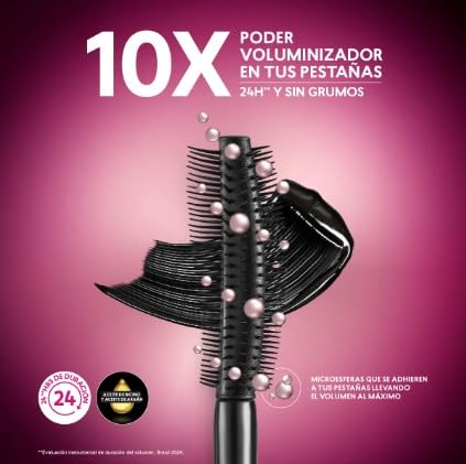 Studio Look Max Volume Lash Mascara - Waterproof Volume Effect | Black, 8g (0.28 oz)