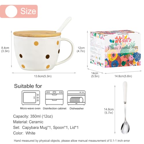 Cute Capybara Coffee Mug with 3D Hidden Figurine - Friendship & Gift