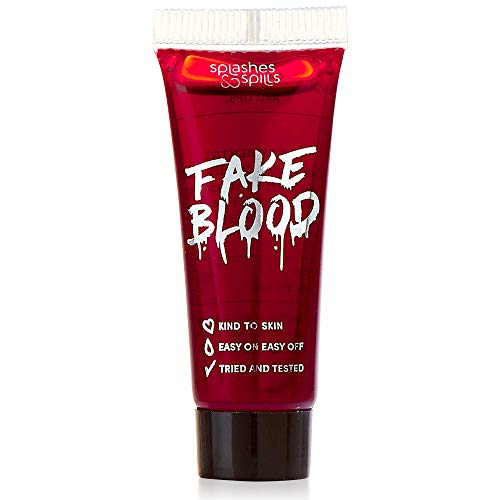 Fake Blood for Face & Body - 30ml Pretend Costume Makeup - Safe, Realistic Blood Effect