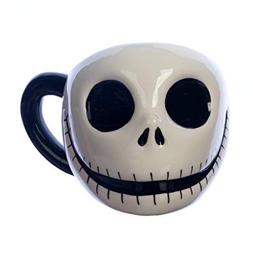 Nightmare Before Christmas Jack Skellington Sculpted Ceramic Mug - 20oz Collectible Drinkware