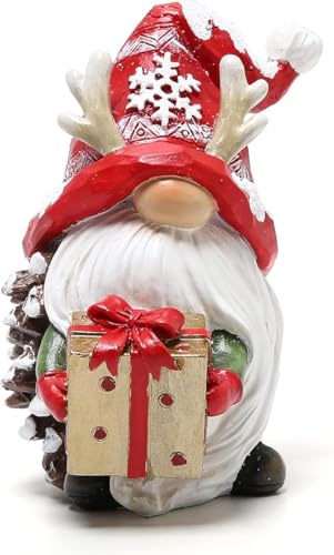 Christmas Gnomes Decor Resin Figurines - Holiday Table Centerpiece - Variation of THIS listing