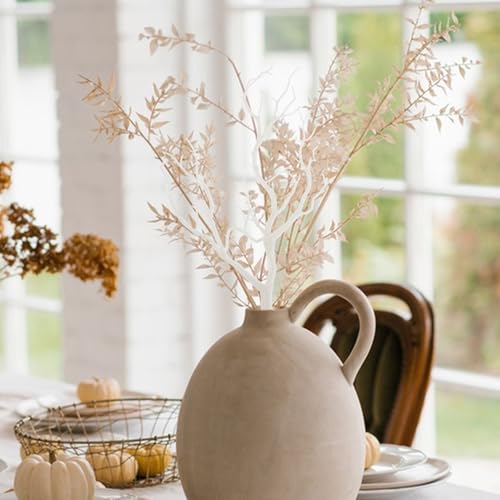 Artificial Antler Tree Branches - White, 13.76 Inch, Decorative Vase Fillers for Holiday & Event Decor