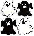 Halloween Ghost Napkins - 80 Pack Disposable Spooky Party Paper Napkins
