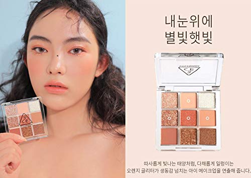 3CE Multi Eye Color Palette Clear #Shot Again 9Colors Peal Glow Eye Shadow Staylenanda