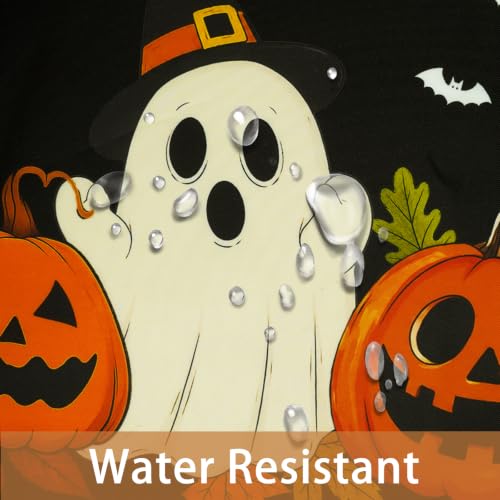 Black Halloween Pumpkin Ghost Tablecloth 120x60 inches Fall Decor