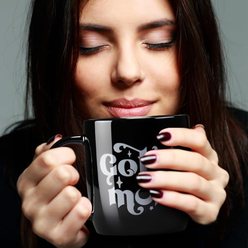 Goth Mom Coffee Mug - Halloween Gift for Mom, 12 oz Ceramic Cup