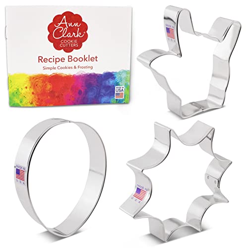 Superhero Cookie Cutter Set - 3 Piece Baking Tool for Kids & Parties