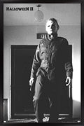 Halloween Michael Wall Poster Framed - 34 x 22.4 Inches Home Decor